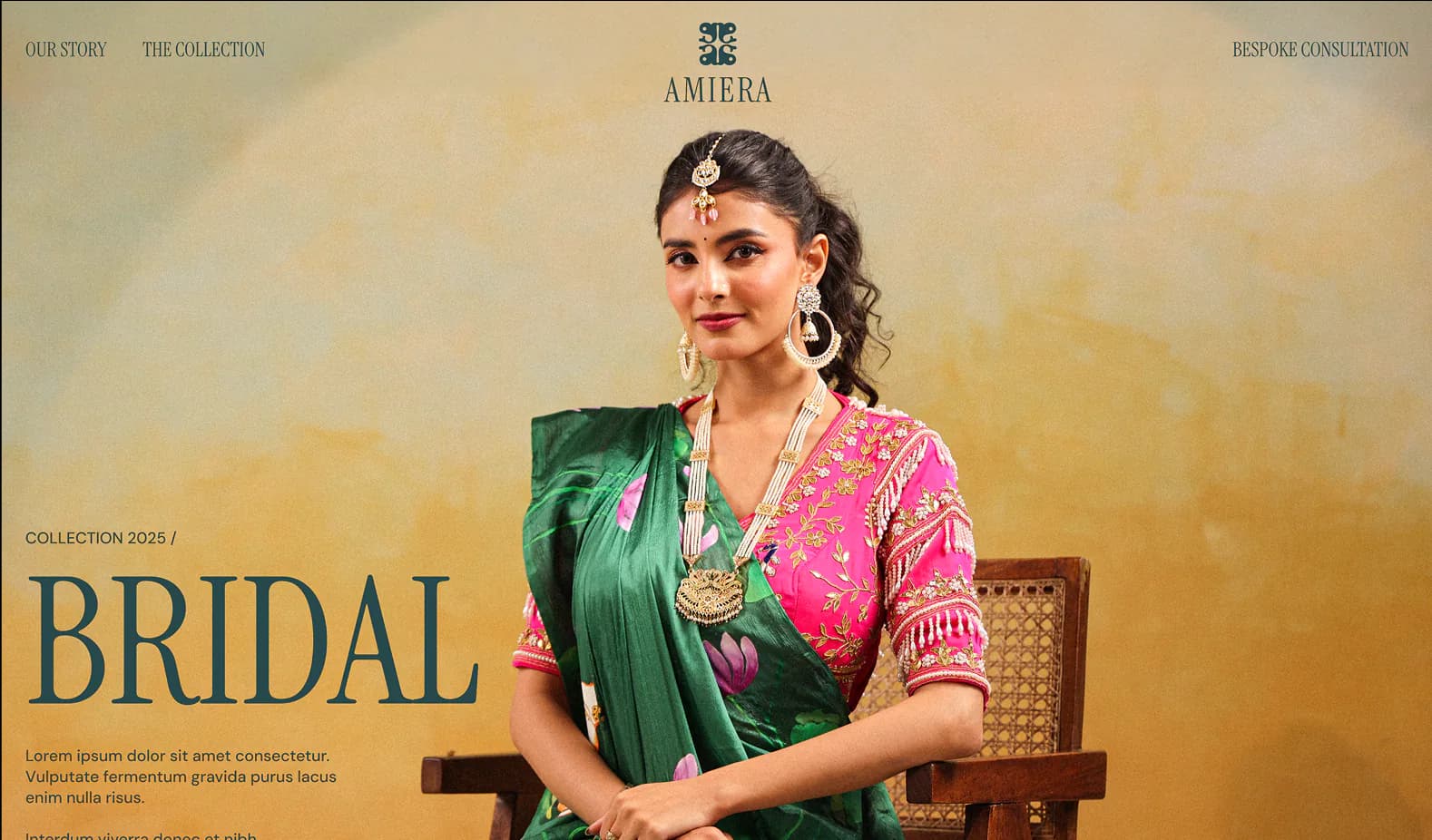 Amiera India website